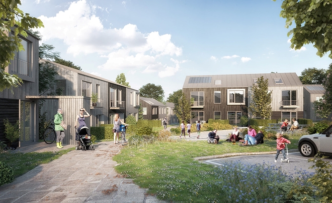 Skademosen – CLT-byggeri i Trekroner