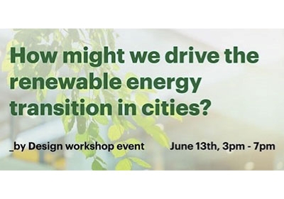 WORKSHOP June 13th: How might we drive the renewable energy transition in cities?